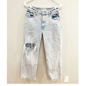 Abercrombie and fitch the 90s relaxed jean high rise